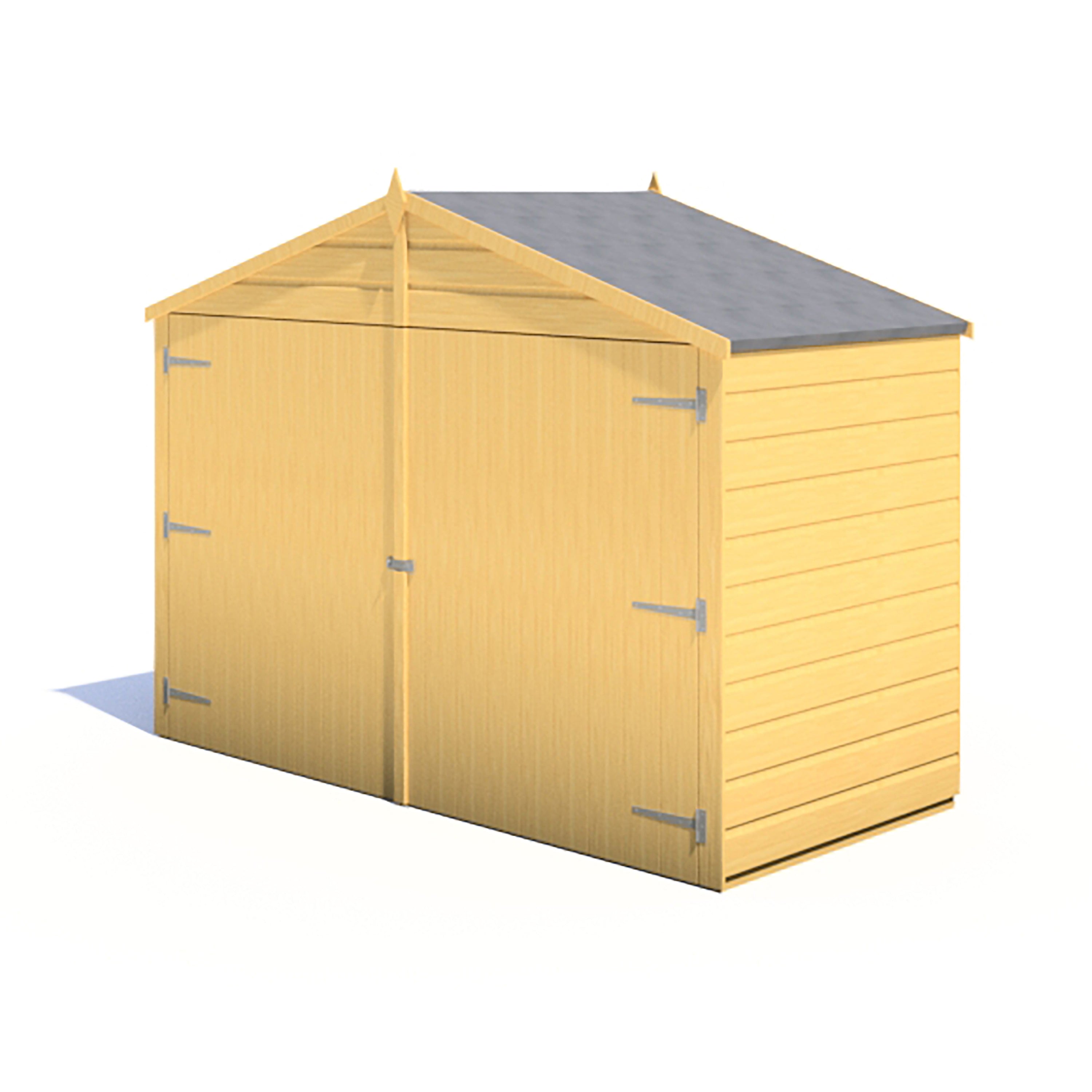 Shire Shiplap 3ft x 7ft Bike Storage - With Floor